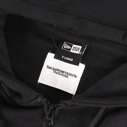 25SS ×NEW ERA ロゴプリント フルジップ スウェットパーカー