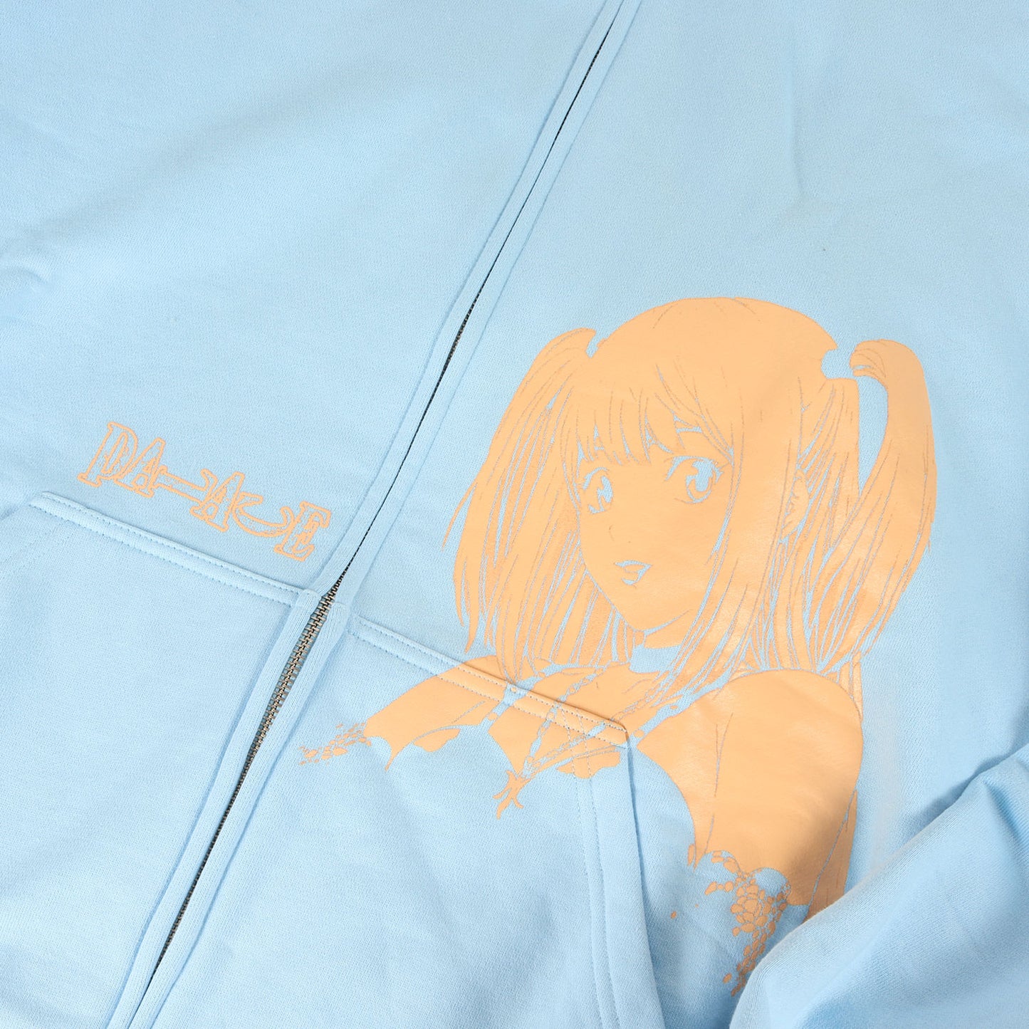25SS ×DEATH NOTE 弥 海砂 フルジップ スウェットパーカー(Misa Zip Hood)