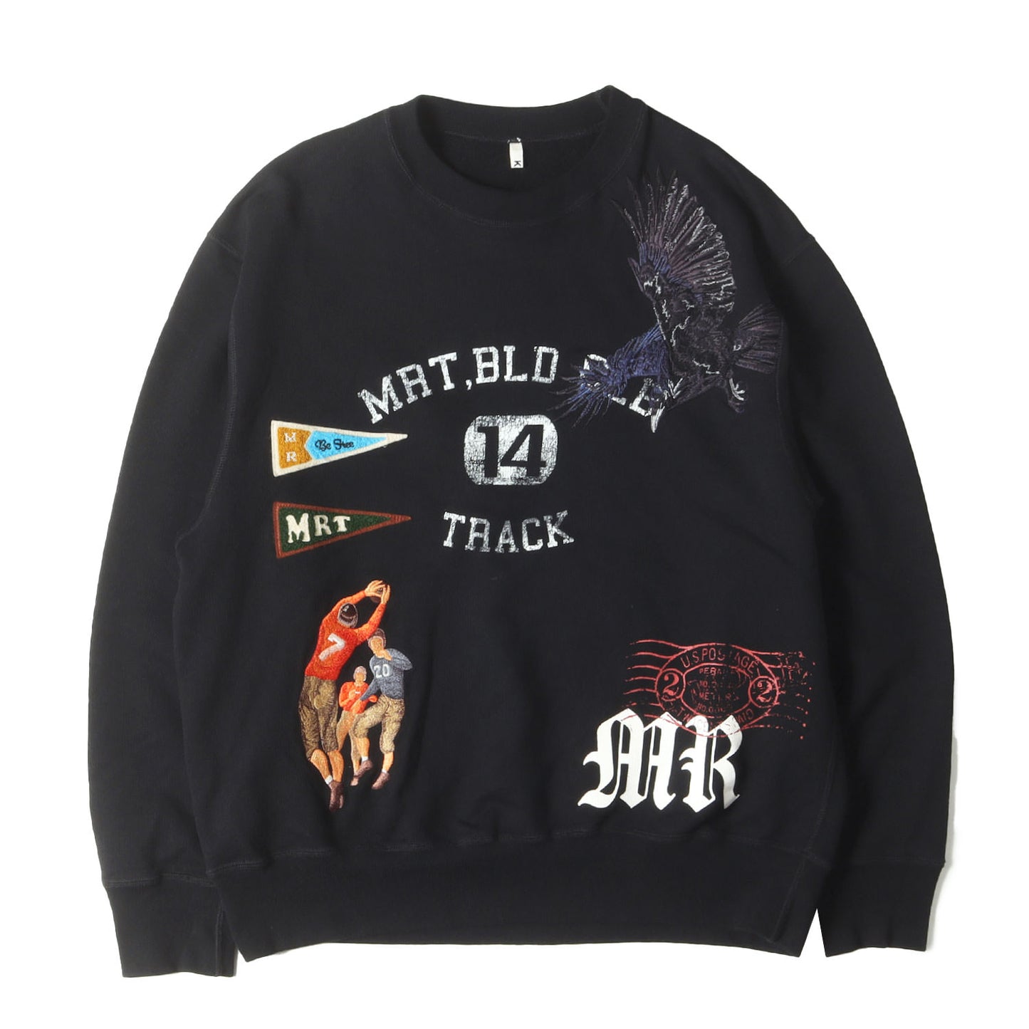 25SS マルチロゴ オーバーサイズ スウェット(Multi embodied-design sweatshirt)