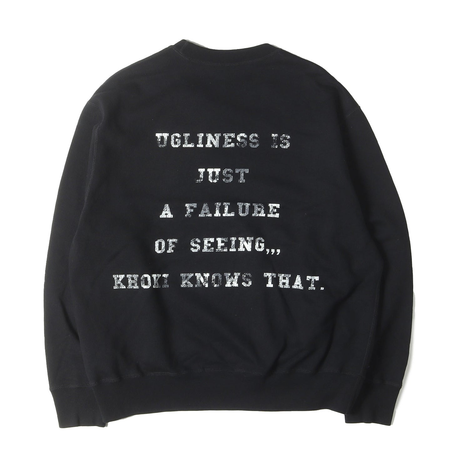 25SS マルチロゴ オーバーサイズ スウェット(Multi embodied-design sweatshirt)