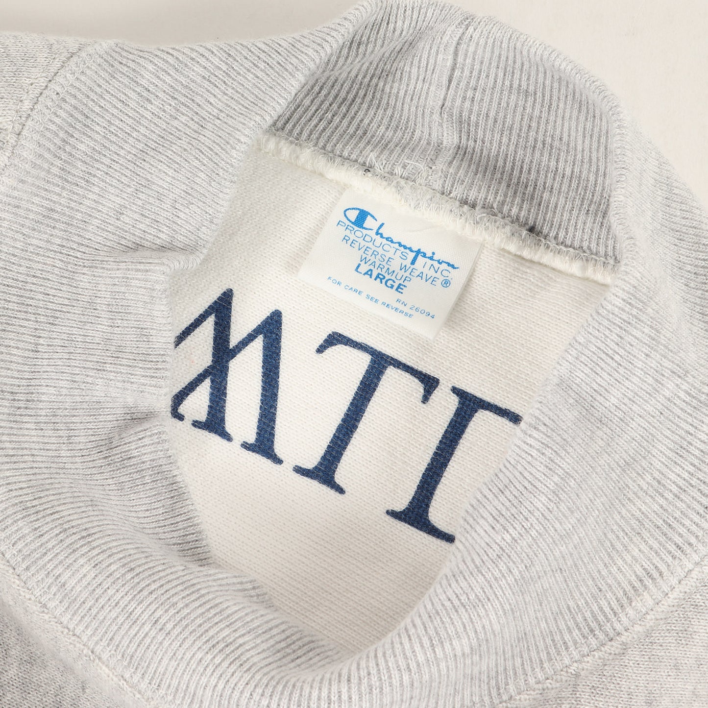 ×Mt.Design 3776 単タグ復刻 リバースウィーブ モックネック ポケット スウェット