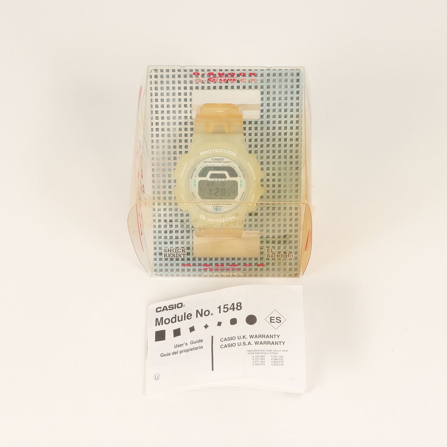 90s ハワイ限定 DW-8700SG-7VT GLIDE スケルトン 腕時計 / ウォッチ