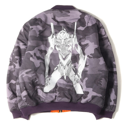 23AW ×新世紀エヴァンゲリオン 初号機&碇シンジ MA-1 フライトジャケット / ボンバージャケット