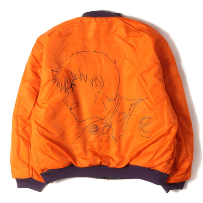 23AW ×新世紀エヴァンゲリオン 初号機&碇シンジ MA-1 フライトジャケット / ボンバージャケット