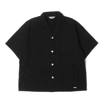 22SS ストレッチ パイル オープンカラー 半袖シャツ(Pile Open Collar S/S Shirt)