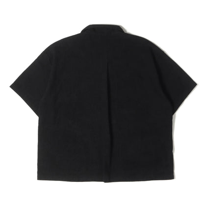 22SS ストレッチ パイル オープンカラー 半袖シャツ(Pile Open Collar S/S Shirt)