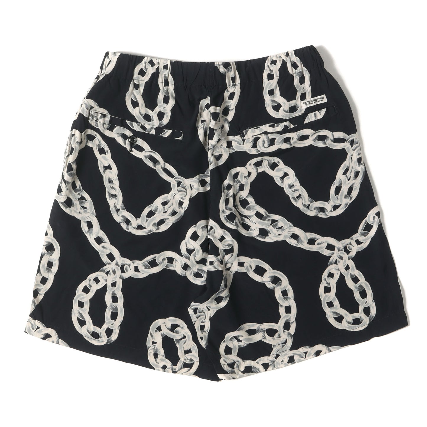 23SS チェーン柄 レーヨン イージーショーツ(Rayon Easy Shorts)