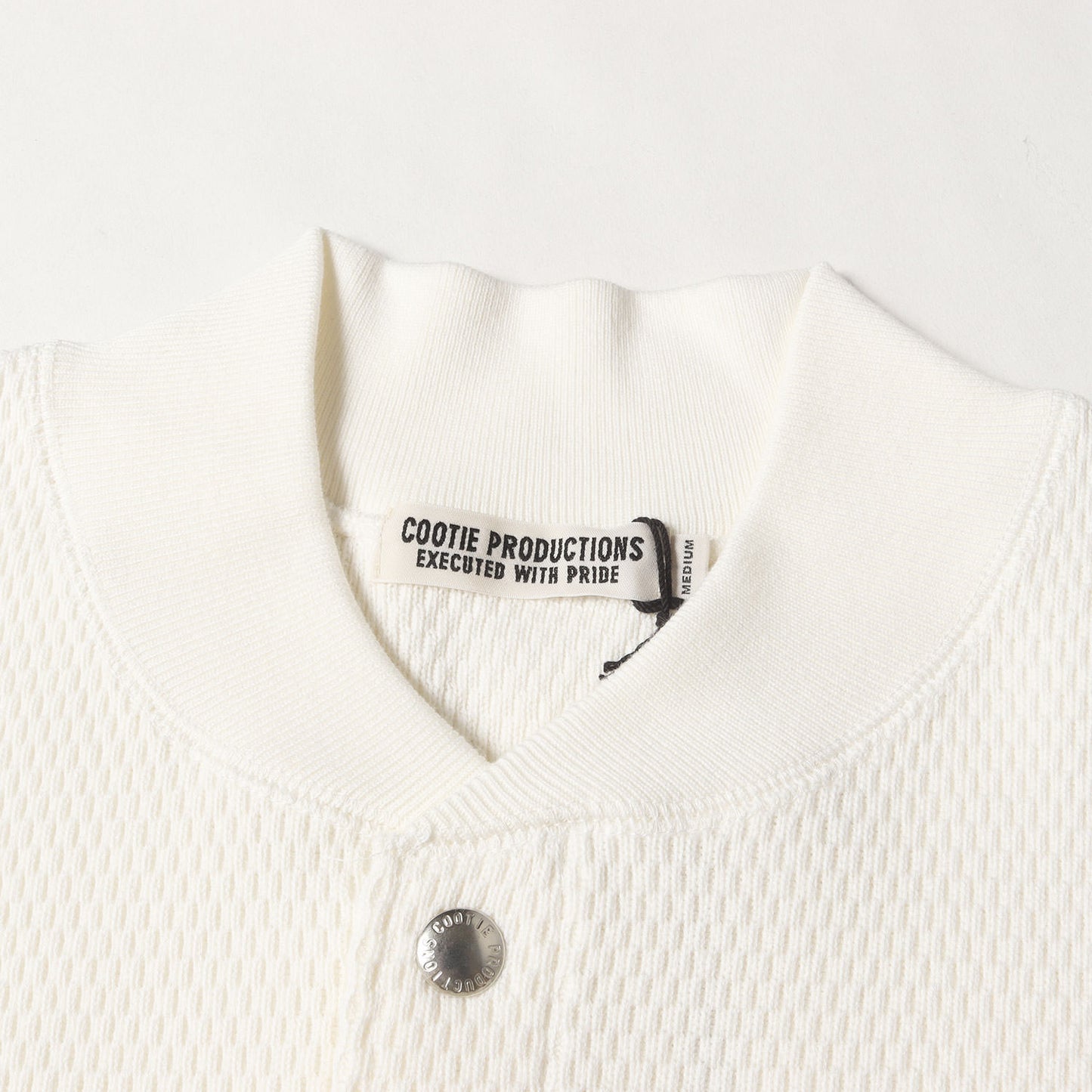 23AW ヘビーサーマル スナップボタン カーディガン(Heavy Oz Honeycomb Snap Cardigan)