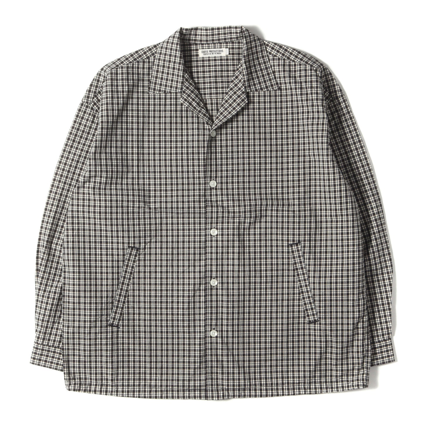 23SS チェック ウェザークロス オーバーサイズ ジャケット(Check Weather Cloth O/C Jacket)