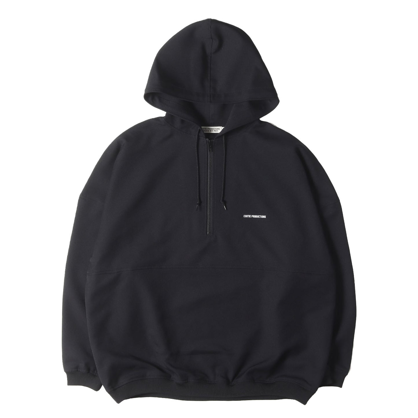 23SS ポリエステルツイル ハーフジップ パーカー(Polyester Twill Half Zip Hoodie)
