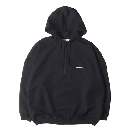 23SS ポリエステルツイル ハーフジップ パーカー(Polyester Twill Half Zip Hoodie)