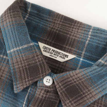 21AW オンブレチェック オーバーサイズ フランネル シャツ(Ombre Nel Check Work Shirt)