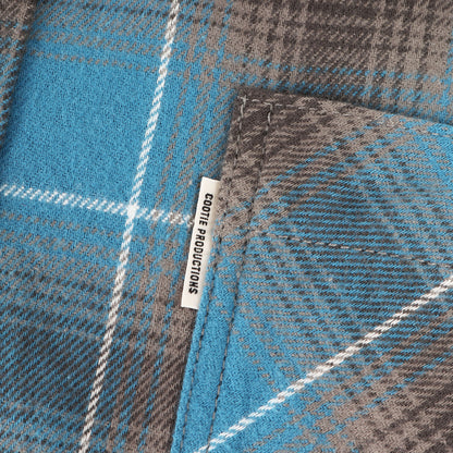 21AW オンブレチェック オーバーサイズ フランネル シャツ(Ombre Nel Check Work Shirt)