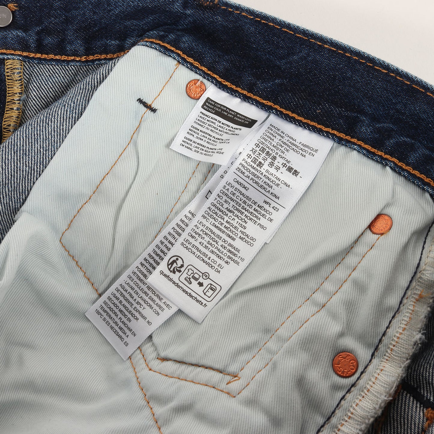 Journal Standard relume別注 PREMIUM 501 ペイント加工 デニムパンツ(0047H-0000)