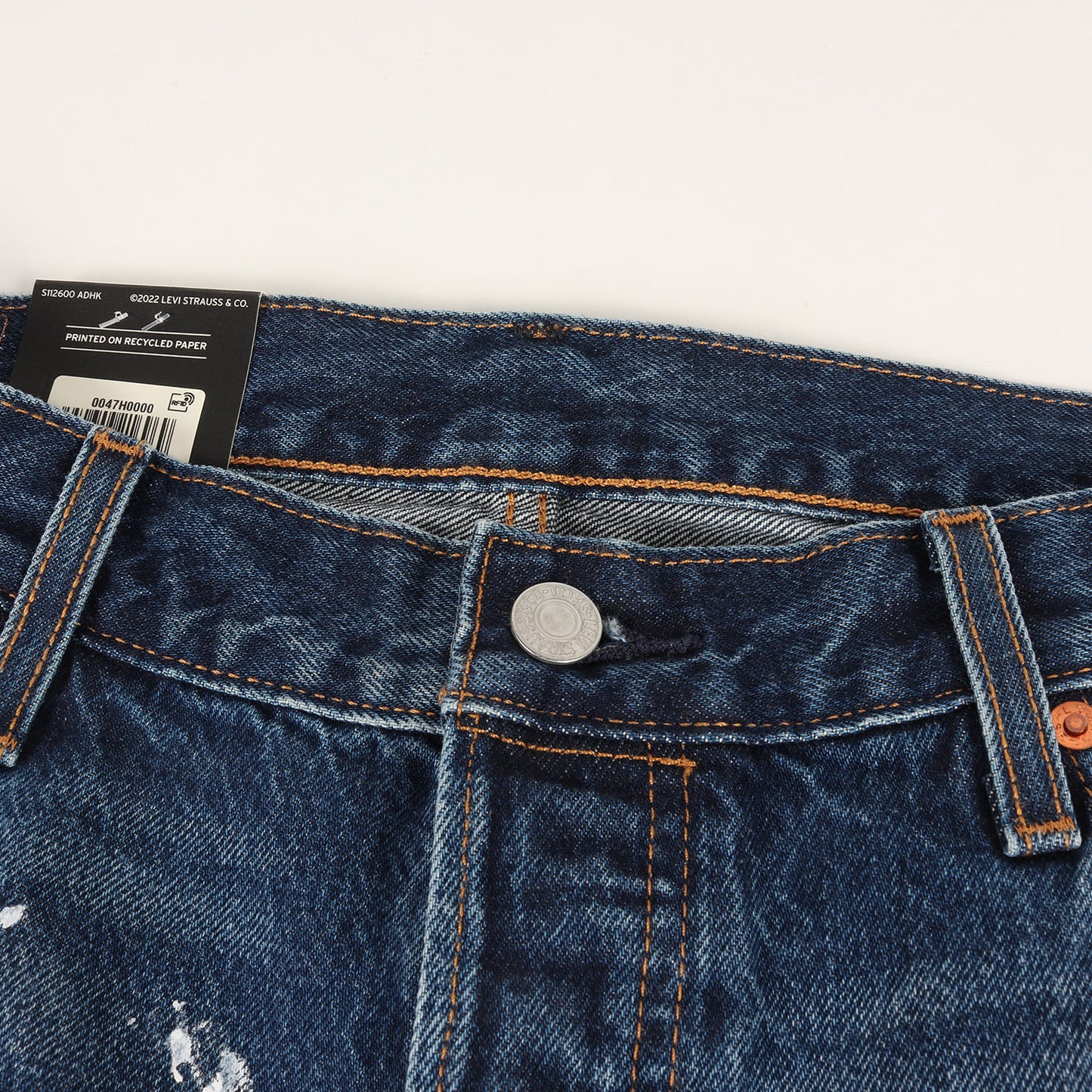 Journal Standard relume別注 PREMIUM 501 ペイント加工 デニムパンツ(0047H-0000)