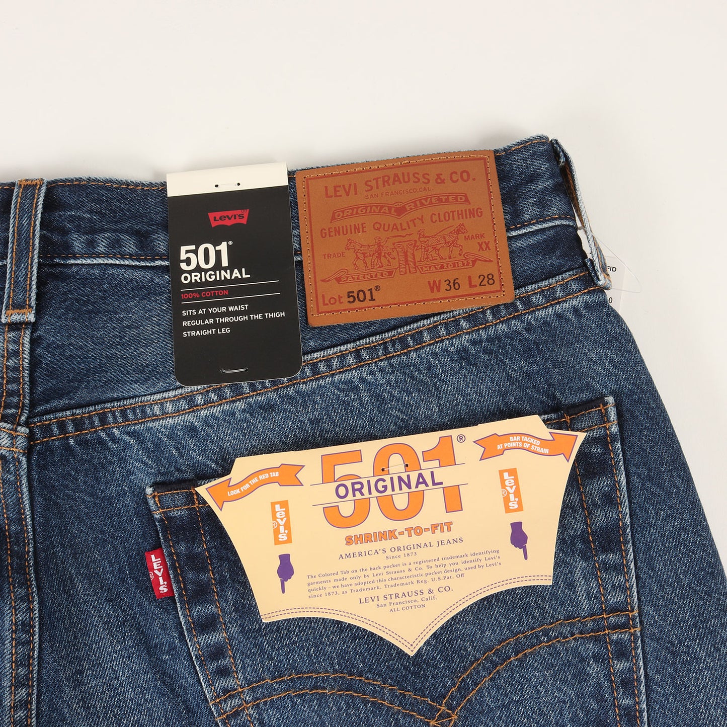 Journal Standard relume別注 PREMIUM 501 ペイント加工 デニムパンツ(0047H-0000)