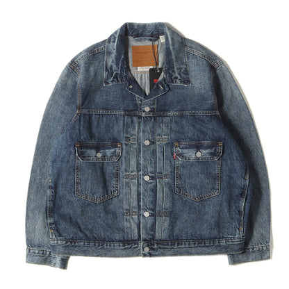 ヴィンテージ加工 2nd トラッカー デニムジャケット(TYPE II TRUCKER JACKET)