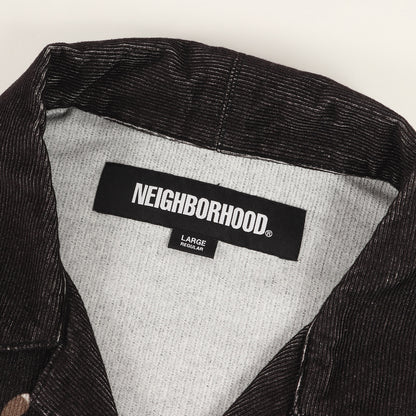 23AW マスク プリント コーデュロイ オープンカラーシャツ(MASK PRINT SHIRT LS)