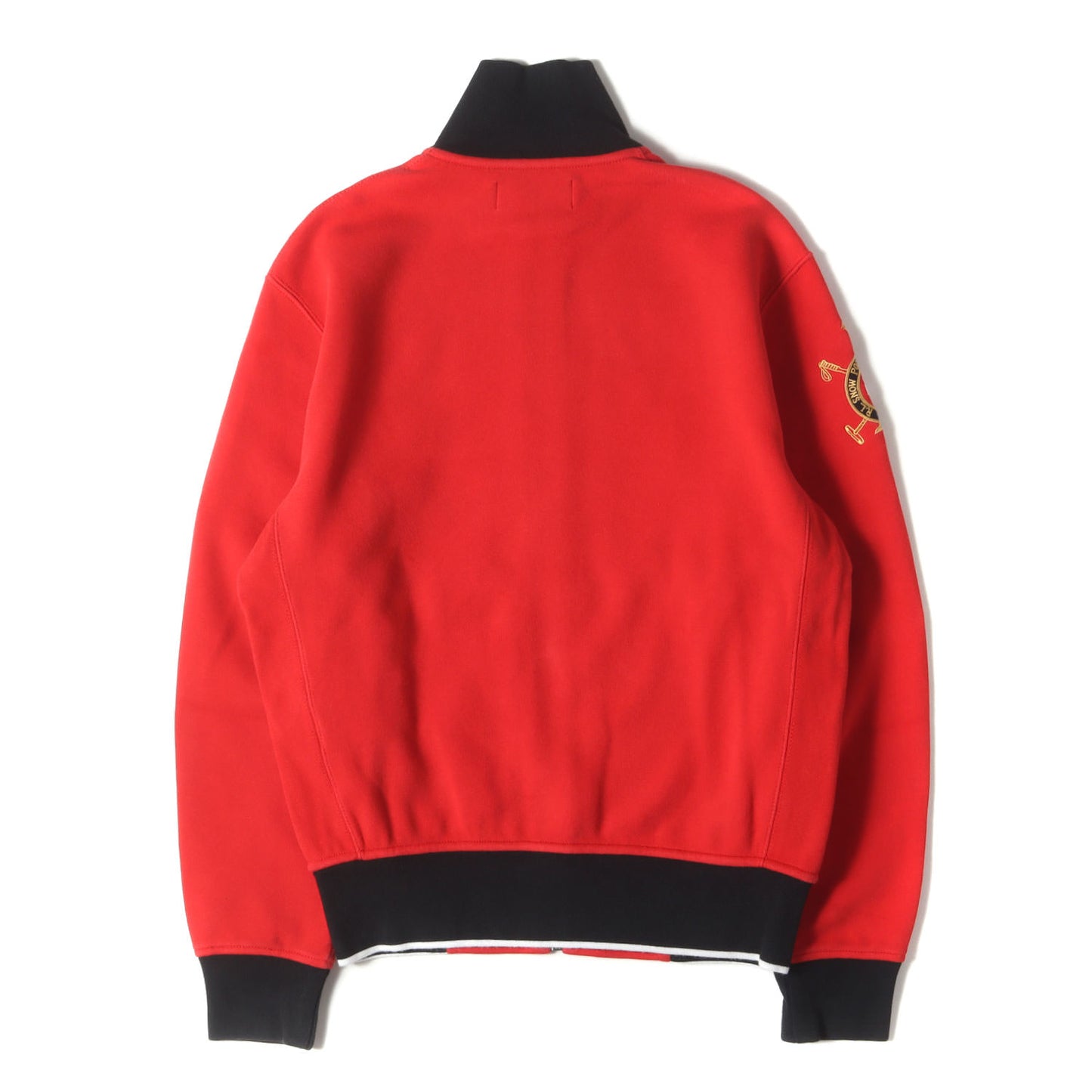 スイスモデル ビッグポニー 裏面フリース ジップ スウェット