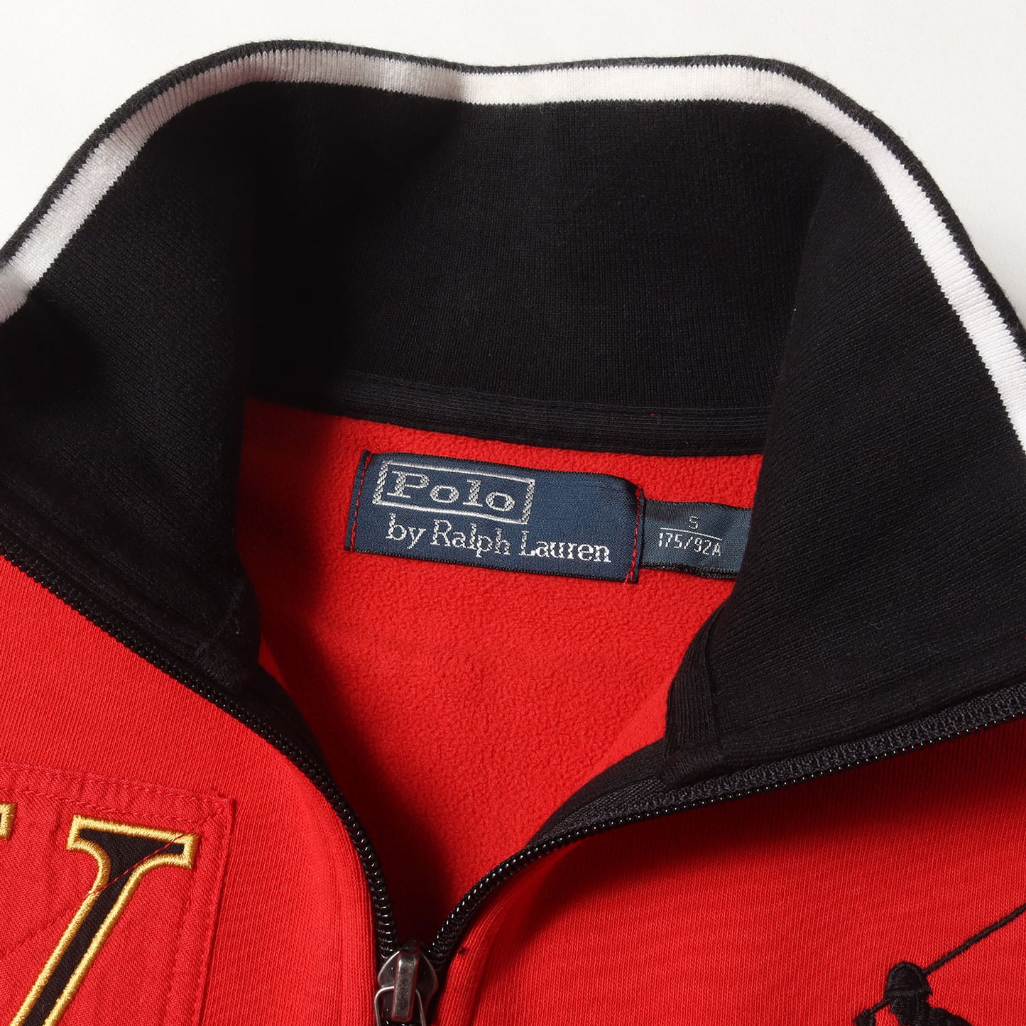 スイスモデル ビッグポニー 裏面フリース ジップ スウェット