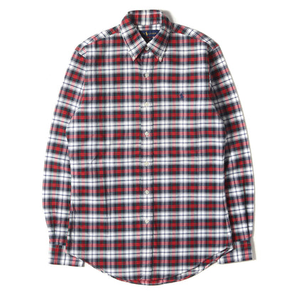 [現行タグ] オックスフォード タータンチェック ボタンダウンシャツ(CUSTOM FIT)