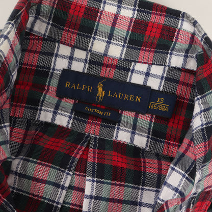 [現行タグ] オックスフォード タータンチェック ボタンダウンシャツ(CUSTOM FIT)