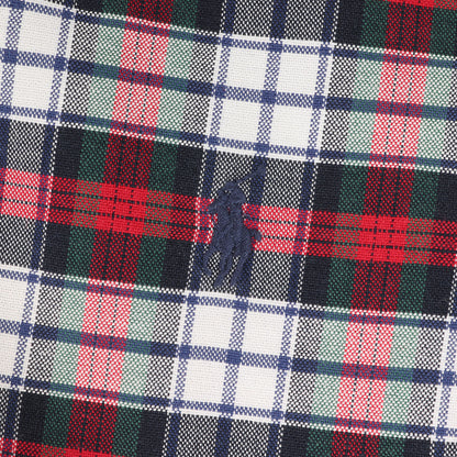 [現行タグ] オックスフォード タータンチェック ボタンダウンシャツ(CUSTOM FIT)