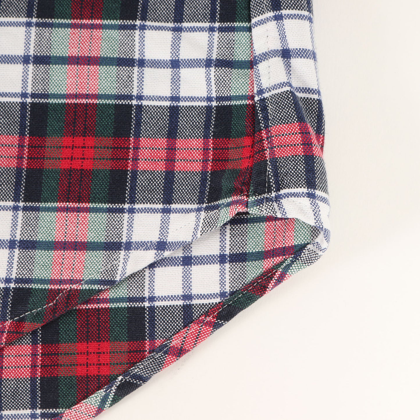 [現行タグ] オックスフォード タータンチェック ボタンダウンシャツ(CUSTOM FIT)