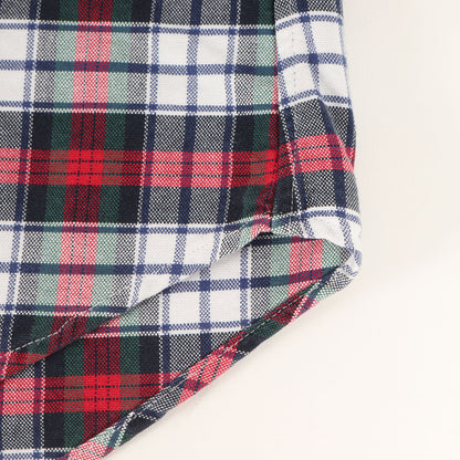 [現行タグ] オックスフォード タータンチェック ボタンダウンシャツ(CUSTOM FIT)