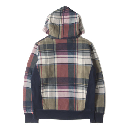 アーチロゴ タータンチェック スウェットパーカー(Plaid Pullover)