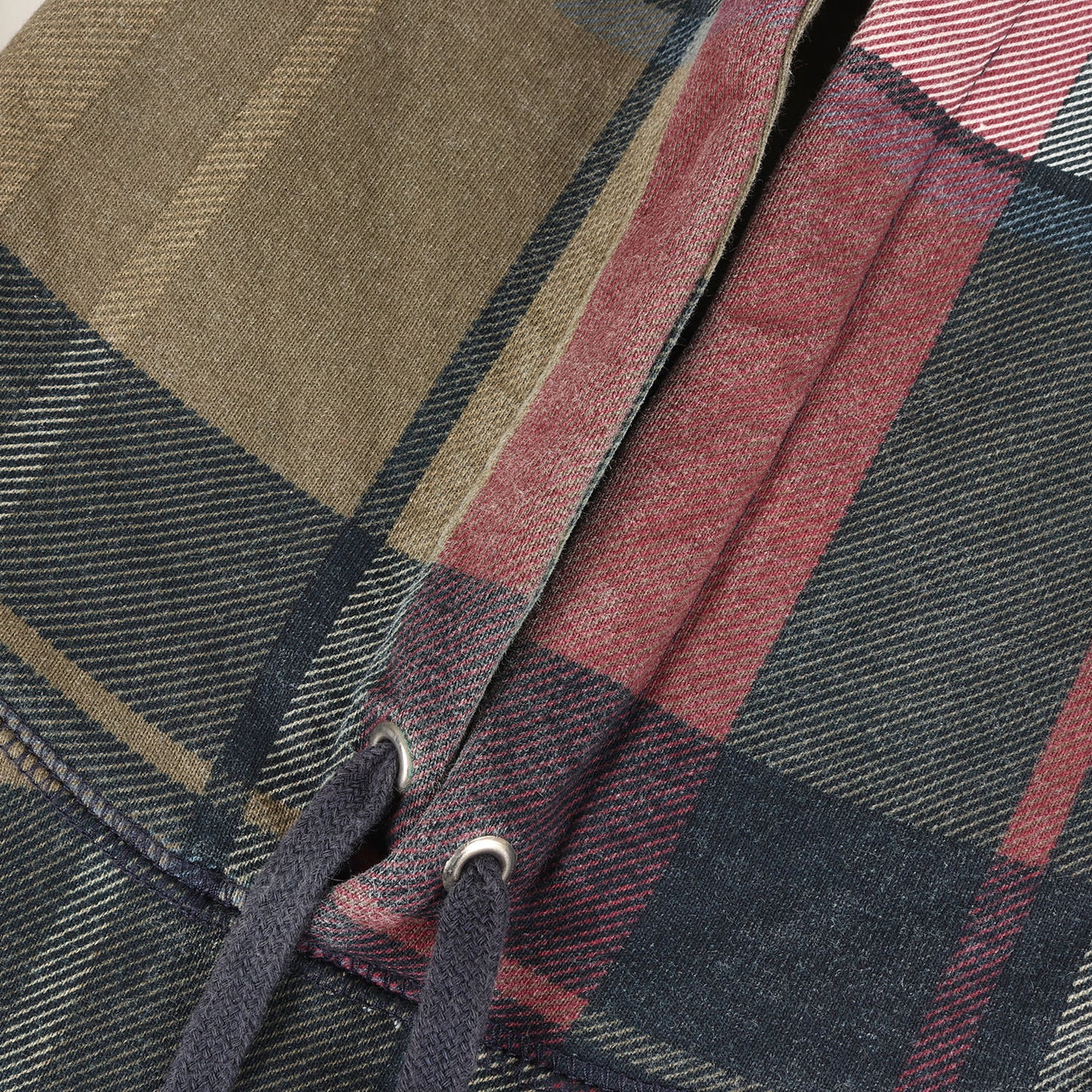 アーチロゴ タータンチェック スウェットパーカー(Plaid Pullover)