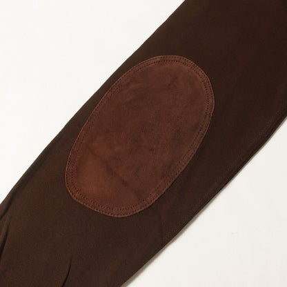 スウェード エルボーパッチ ショールカラー ライトウェイト スウェット