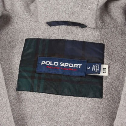 [現行モデル] 星条旗ロゴ ブラックウォッチ フィッシュテール モッズコート / POLO SPORT