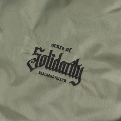 23SS ロゴ刺繍 裏ボア コーチジャケット(BOA COACH JKT SOLIDARITY)
