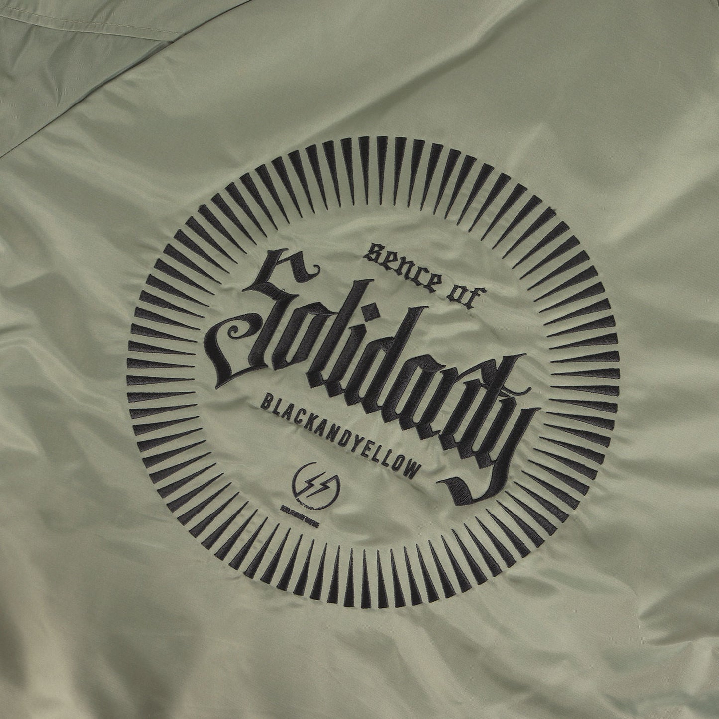 23SS ロゴ刺繍 裏ボア コーチジャケット(BOA COACH JKT SOLIDARITY)