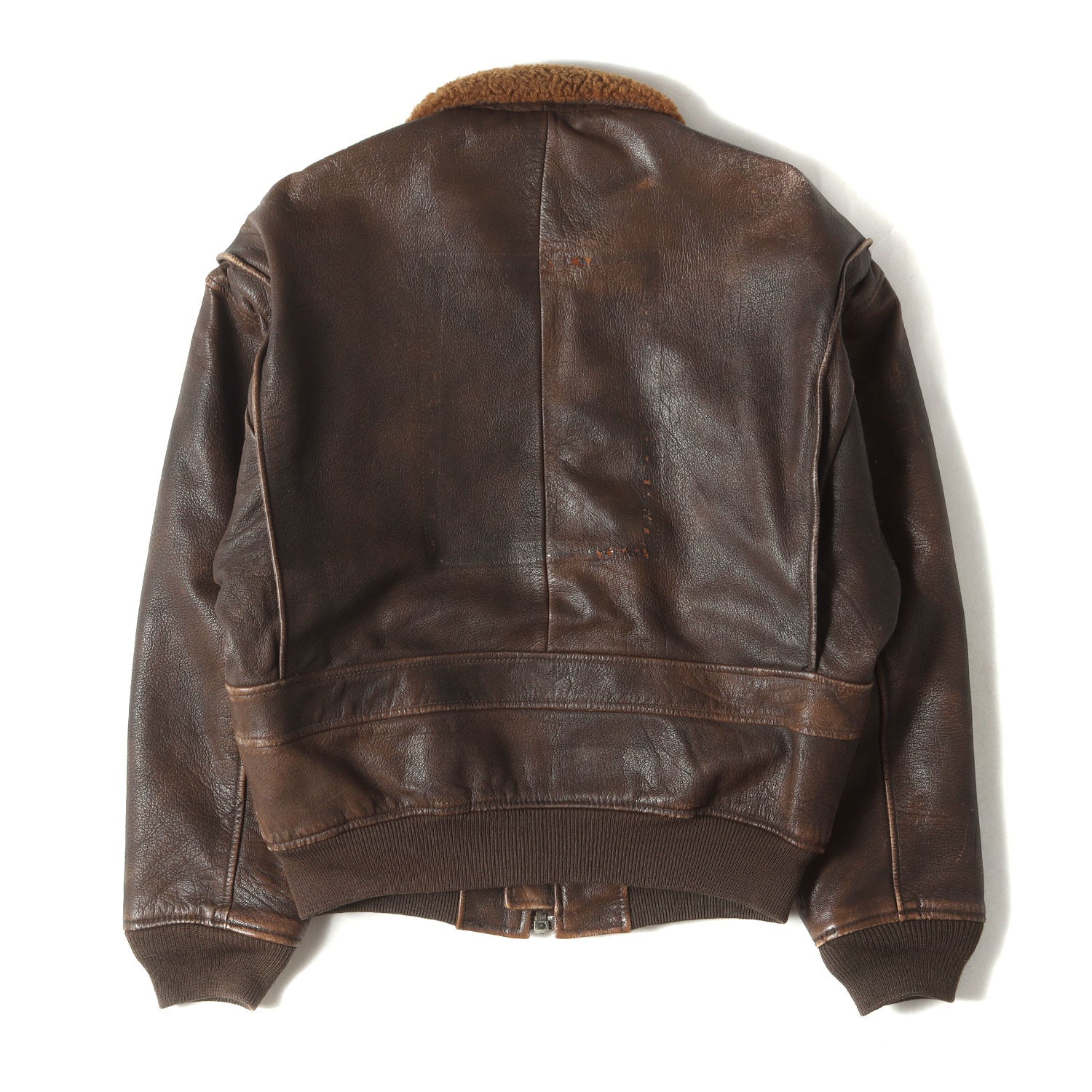 希少 雰囲気抜群] 80s トップガンモデル G-1 ゴートスキンレザー