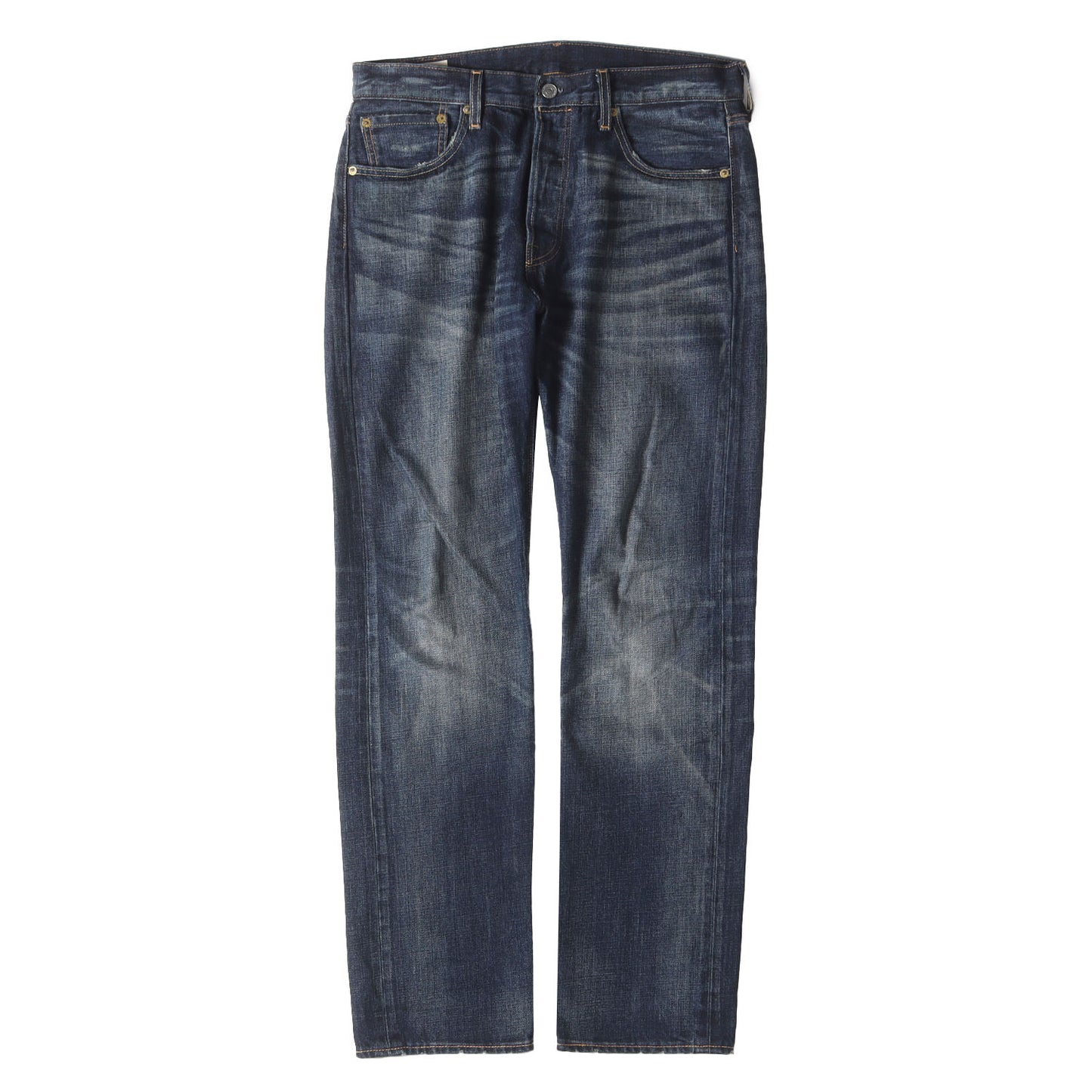 LEVI'S PREMIUM 501 Big E レザーパッチ デニムパンツ(00501-1485)