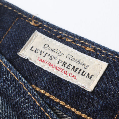 LEVI'S PREMIUM 501 Big E レザーパッチ デニムパンツ(00501-1485)