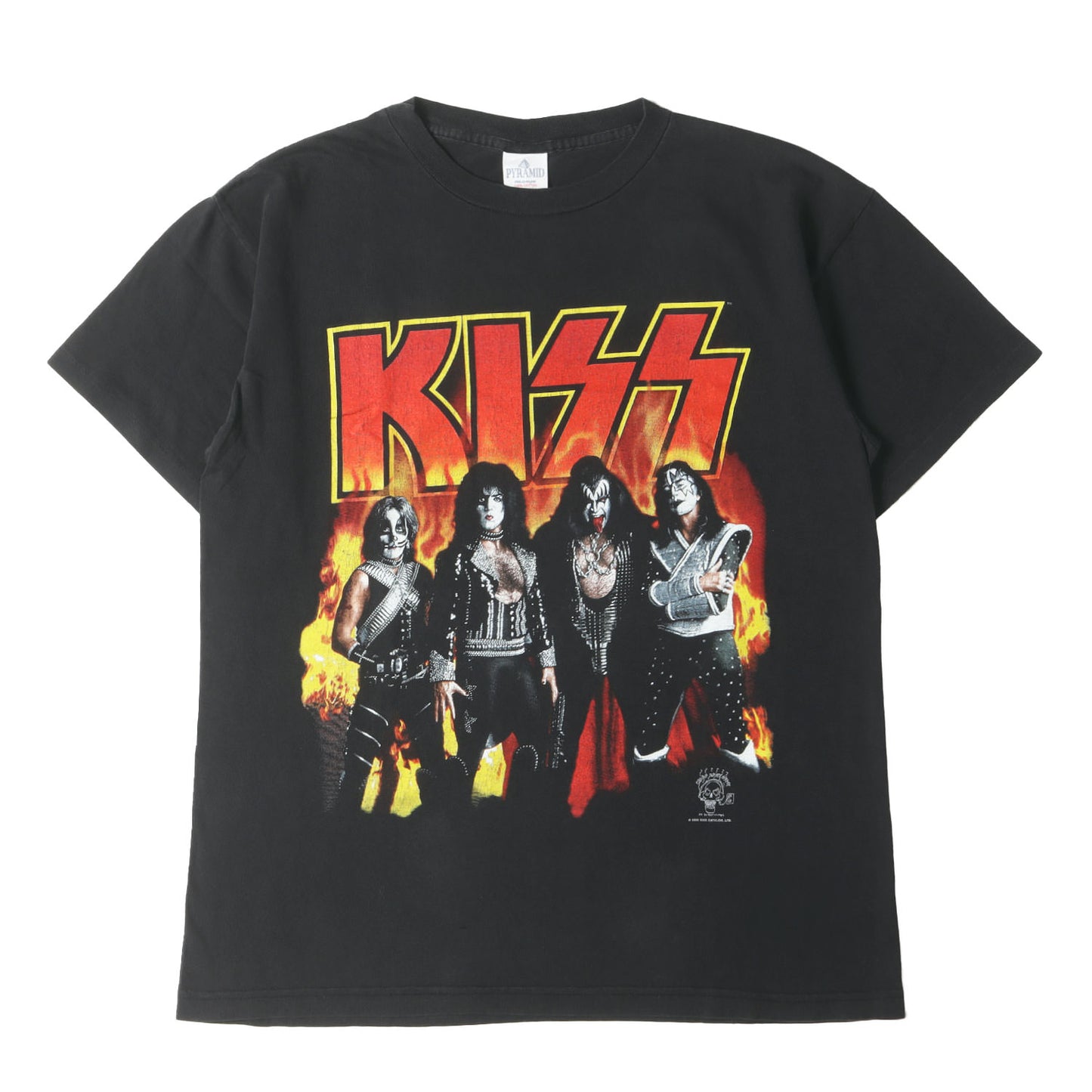 90s KISS ALIVE / WORLDWIDE 96’ 97’ Tシャツ(PYRAMIDボディ / USA製)