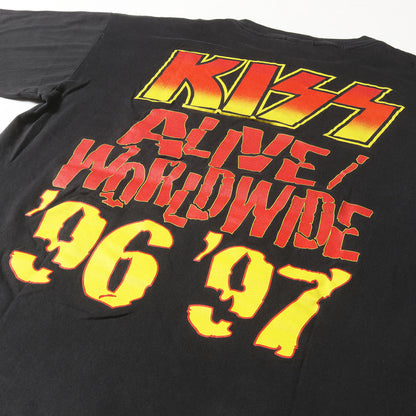 90s KISS ALIVE / WORLDWIDE 96’ 97’ Tシャツ(PYRAMIDボディ / USA製)