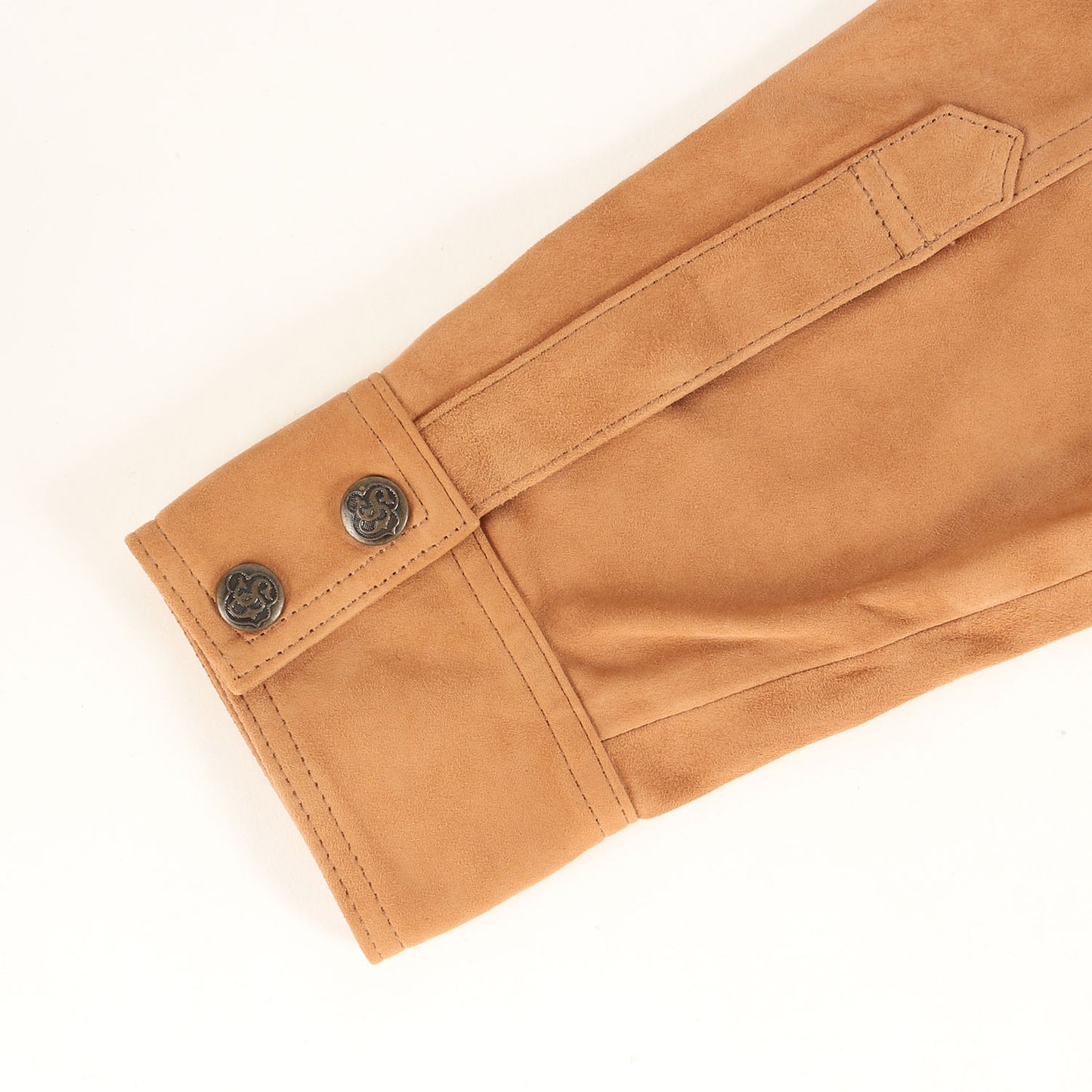 ゴートスウェード ウエスタン スナップボタン オーバーシャツ (Suede Overshirt)