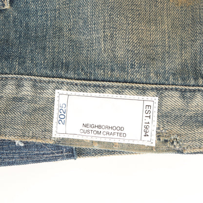 25SS	ヴィンテージリペア加工 1stタイプ サベージ デニムジャケット (SAVAGE DENIM TYPE-1 JACKET MOD)