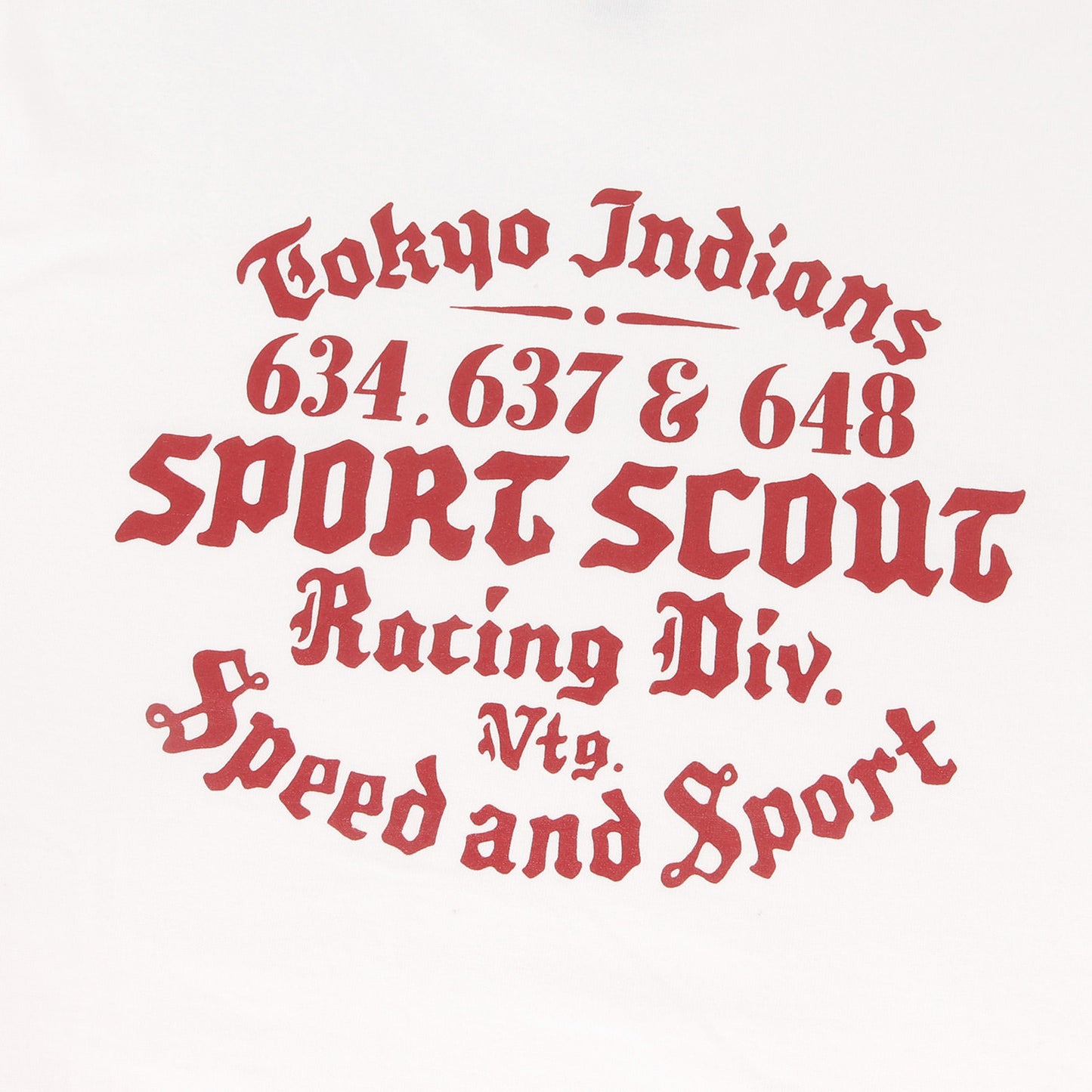 25SS 東京インディアンズ ブランドロゴ ロングスリーブ Tシャツ (ID-LST 02)