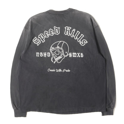 25SS ×NEIGHBORHOOD ヴィンテージ加工 バックスカル ロングスリーブ Tシャツ(STHD . LS TEE SPEED KILLS)
