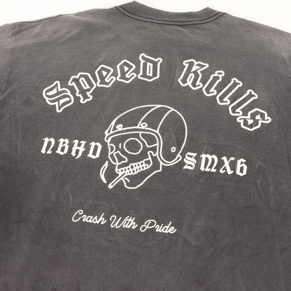 25SS ×NEIGHBORHOOD ヴィンテージ加工 バックスカル ロングスリーブ Tシャツ(STHD . LS TEE SPEED KILLS)