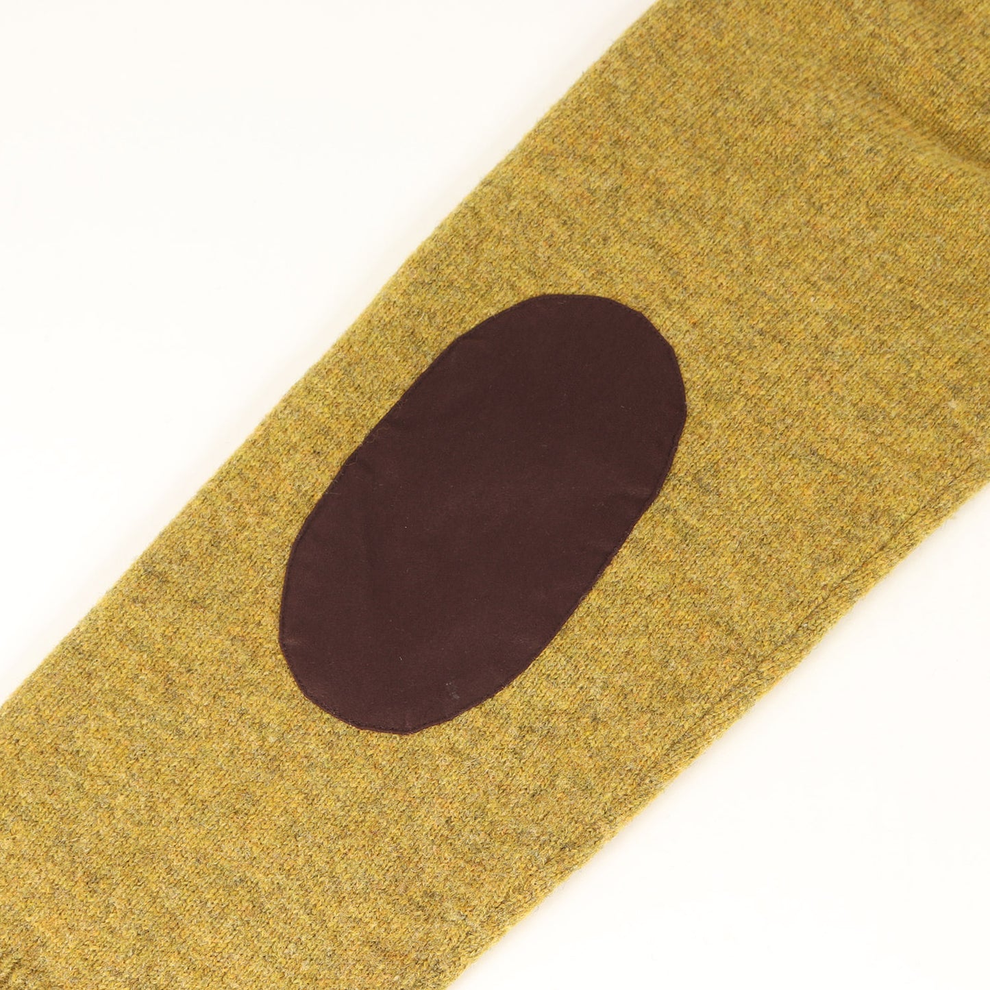 Riverrun エルボーパッチ付き ウールニット カーディガン