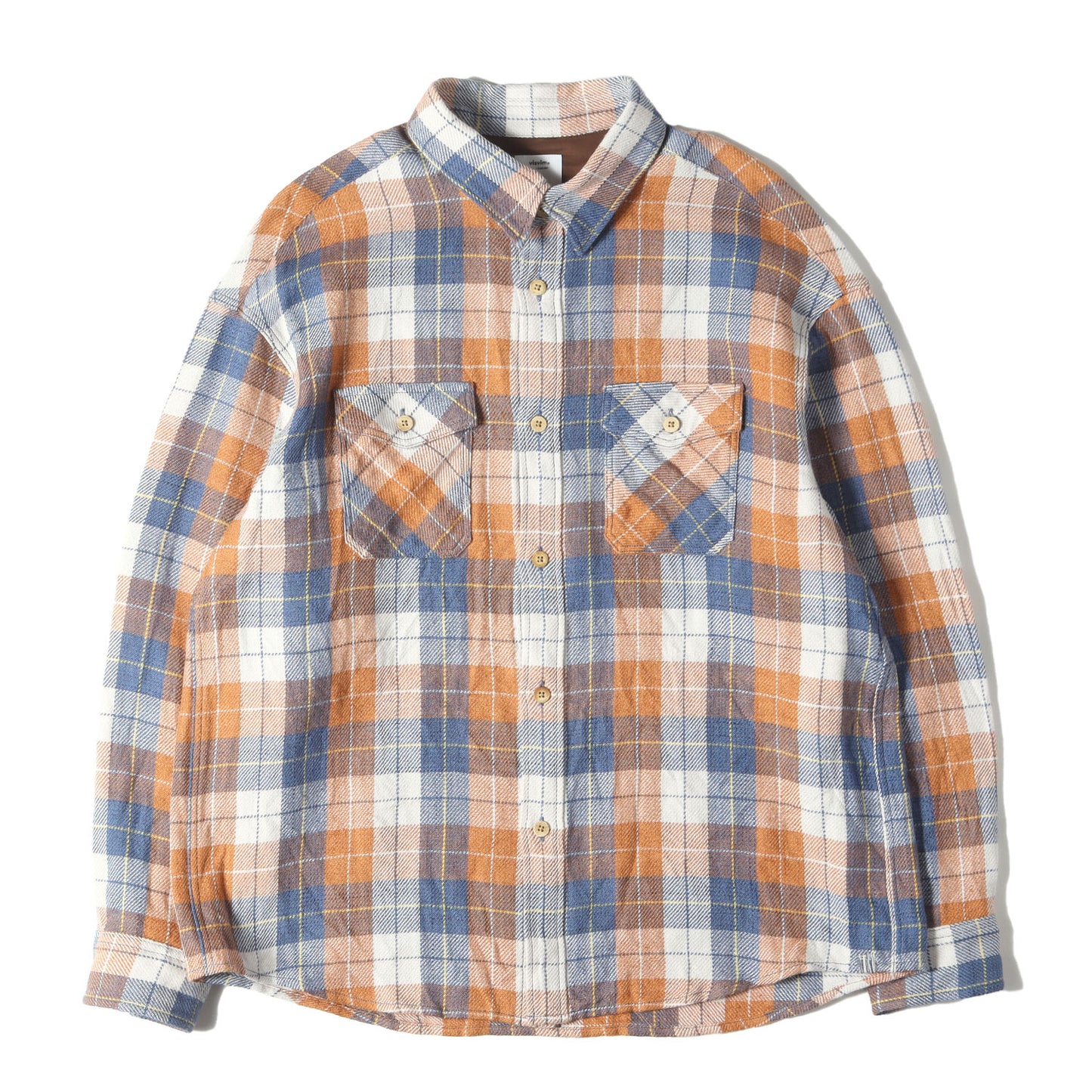 24AW ウール/リネン ヘビー チェック シャツ(LUMBER CHECK L/S)