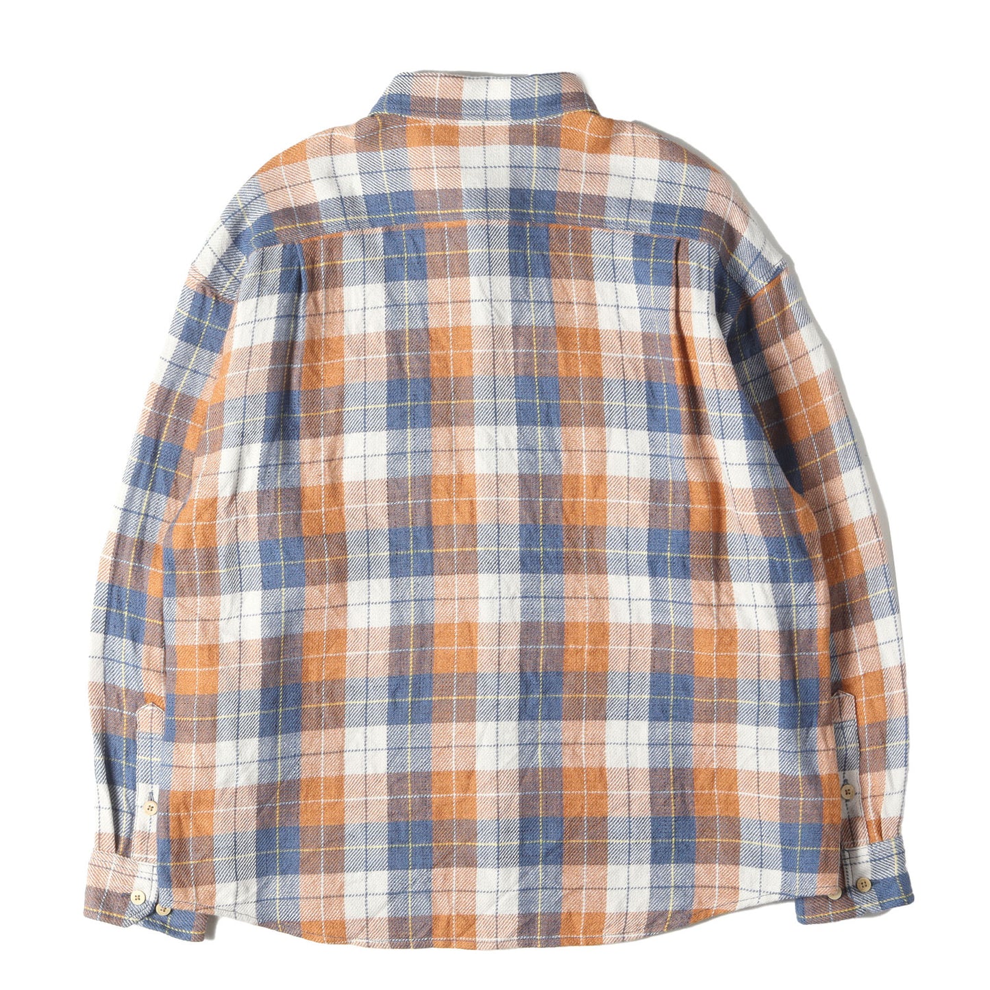 24AW ウール/リネン ヘビー チェック シャツ(LUMBER CHECK L/S)