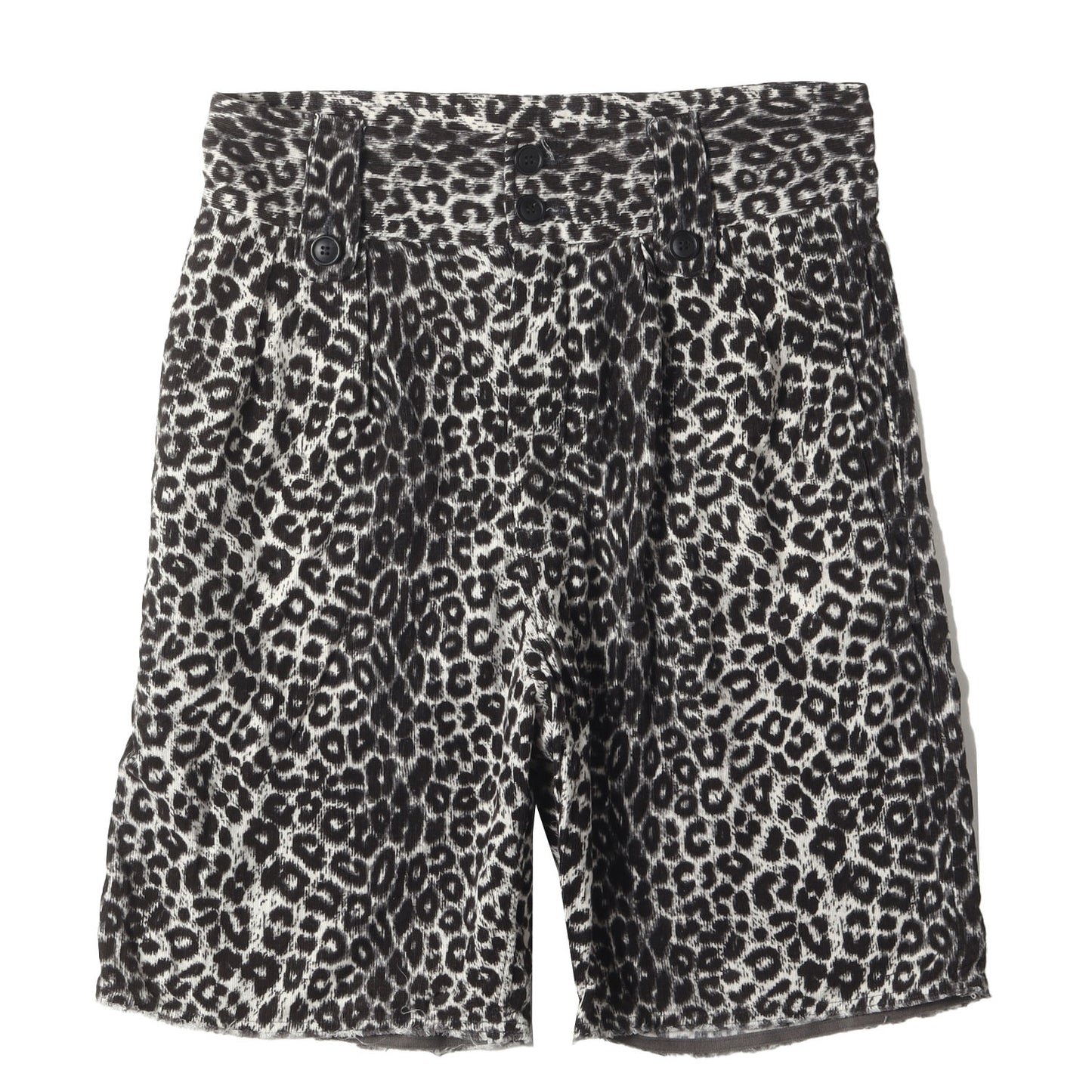 23SS レオパード柄 コーデュロイ ショーツ(CORONEL SHORTS LEOPARD)