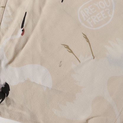 23SS 鶴 和柄 レーヨン アロハシャツ(CROSBY SHIRT S/S HIKAKU)